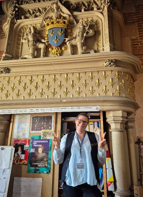 Valérie Baron en visite guidée