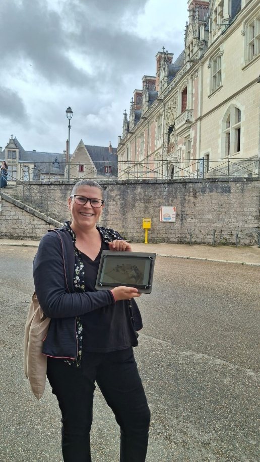 Valérie Baron en visite guidée